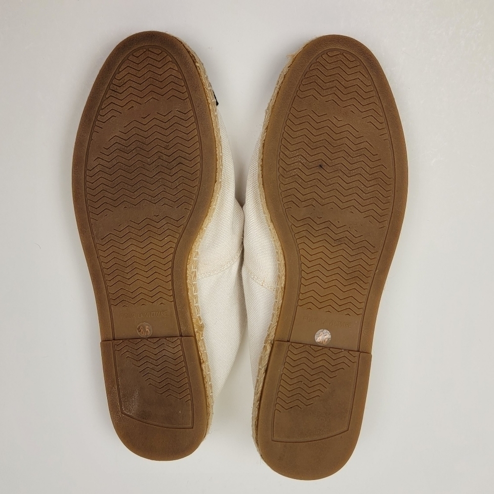 Pour La Victoire Bailey Canvas Espadrille Flats 8.5 - Picture 10 of 11